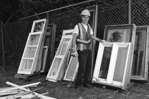 Professional office clearance team at work in Bow