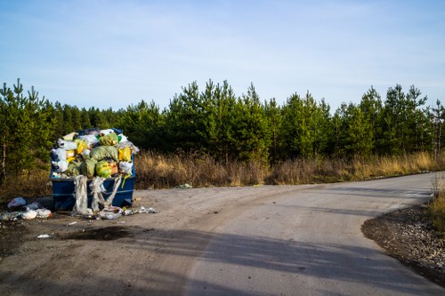 Recycling process for business waste in Bow